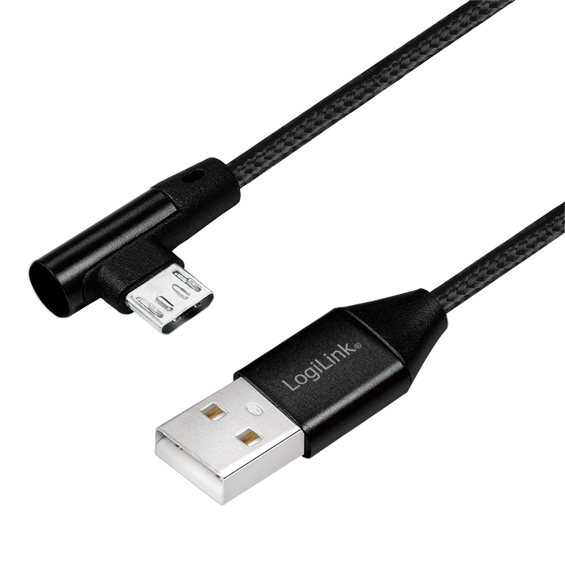 Logilink Usb 2 0 Apa Micro Usb B 90 Apa Adat Es Toltokabel 0 3m Fekete Bestmarkt