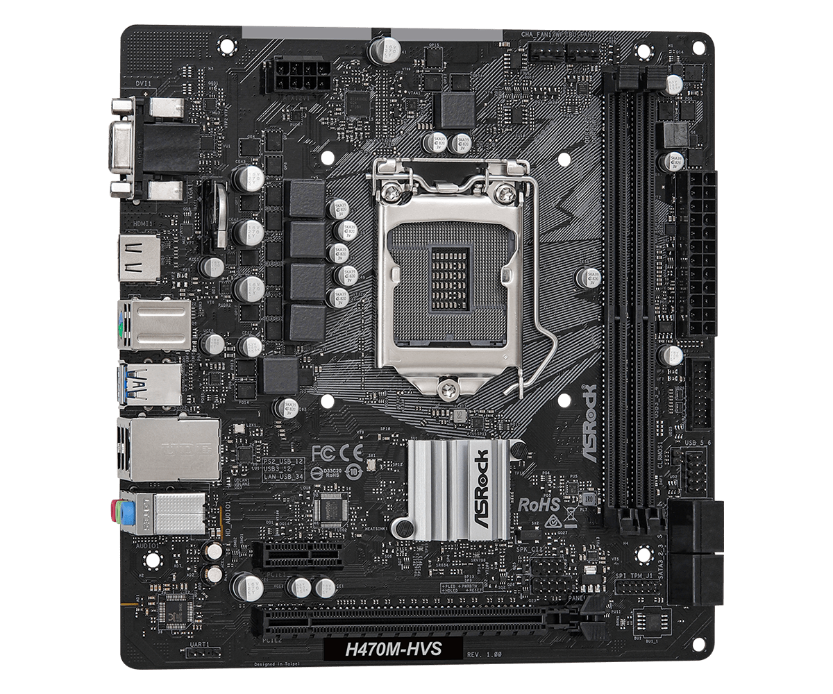 Asrock h470m hvs схема подключения