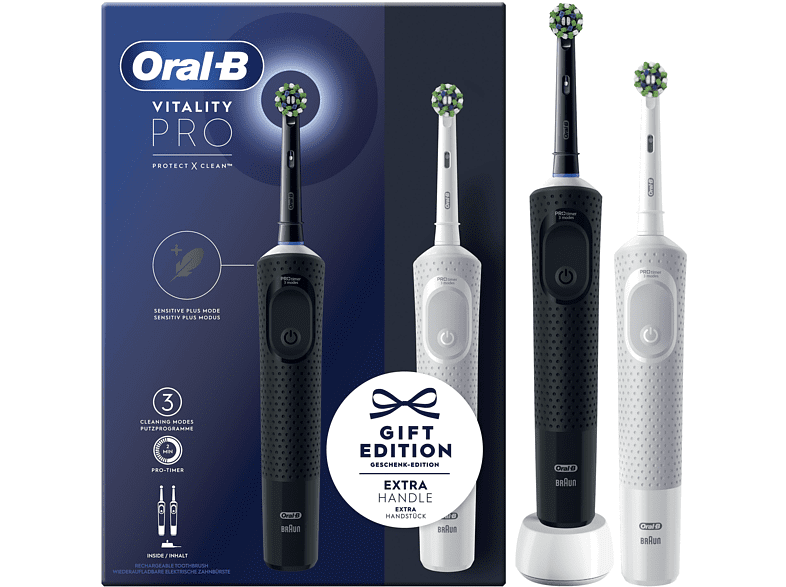 Oral-B Vitality Pro D103 Duo Elektromos Fogkefe (2 Db / Csomag ...